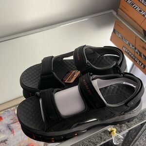 Skechers Relaxed fit with luxe foam sandals for men size 12